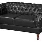 Namoradeira Chest 2 Lugares Duque Courano Preto