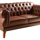 Namoradeira Chest 2 Lugares Elisabeth Courano Marrom Café