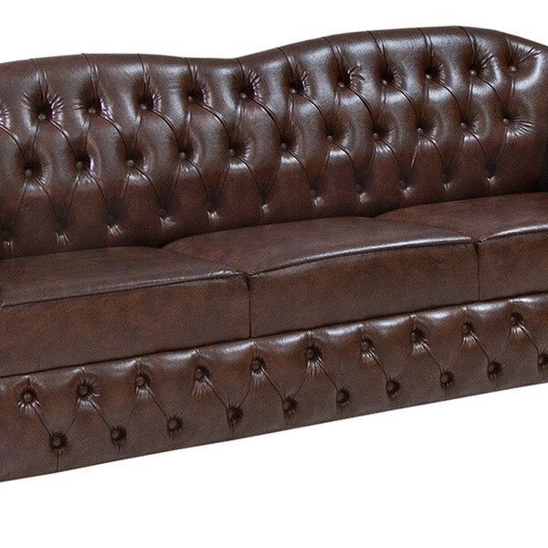 Namoradeira Chest 3 Lugares Merlô Courano Marrom Café