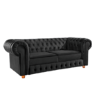 Namoradeira Chesterfield Bourbon 3 Lugares Via Encanto Veludo