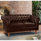 Namoradeira Chesterfield Duque 2 Lugares Via Encanto Courano