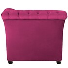 Namoradeira Chesterfield Sofia Suede Pink - Amarena Móveis