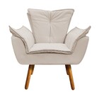 Namoradeira Com 1 Poltrona E 1 Puff Pé Palito Madeira Opala C