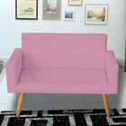 Namoradeira Com 2 Poltronas Nina E 2 Puffs Sófia Rosa Bebê