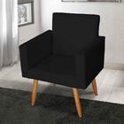 Namoradeira Com 2 Poltronas Nina E Puff Sófia Preto