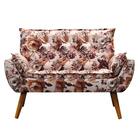 Namoradeira Com Poltronas Opala Estampado Exclusivo Floral Ka