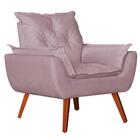 Namoradeira Com Poltronas Opala Veludo Rosê D'rost