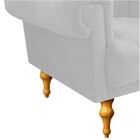 Namoradeira Dani Pés Provençais Suede Branco - Amarena Móveis