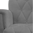 Namoradeira Dani Pés Provençais Suede Cinza - Amarena Móveis