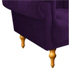 Namoradeira Dani Pés Provençais Suede Roxo - Amarena Móveis