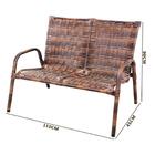 Namoradeira De Junco 2 Lugares Para Varanda E Jardim