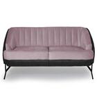 Namoradeira Decorativa 2 Lugares Corano/veludo Rosê Domi