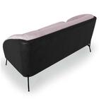 Namoradeira Decorativa 2 Lugares Corano/veludo Rosê Domi