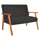 Namoradeira Decorativa Bally Veludo Grafite - Wd Decor