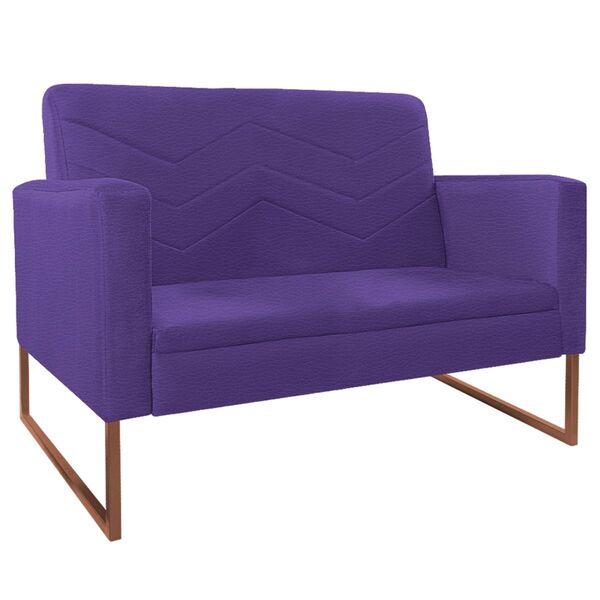 Namoradeira Decorativa Bella Base De Ferro Bronze Corano - Do