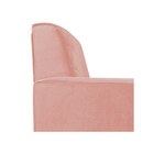 Namoradeira Decorativa Bella Base De Ferro Bronze Suede - Doc