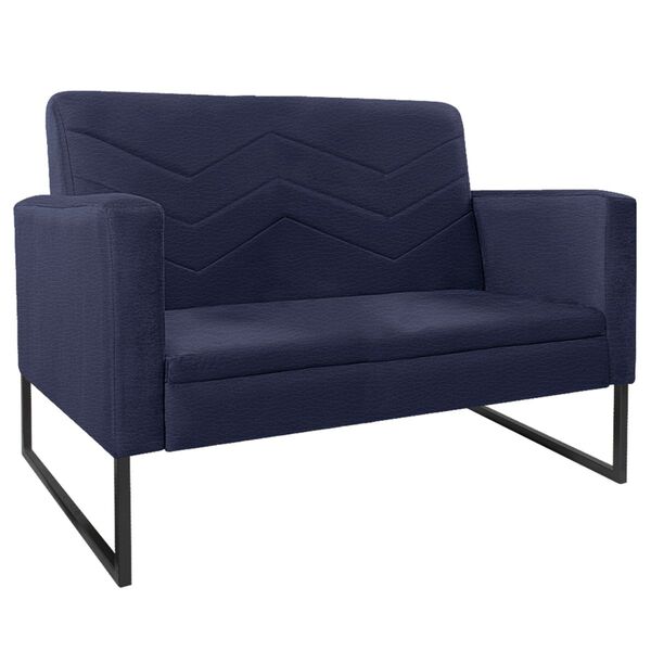 Namoradeira Decorativa Bella Base De Ferro Preta Corano - Ama