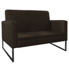 Namoradeira Decorativa Bella Base De Ferro Preta Corano - Doc