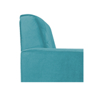 Namoradeira Decorativa Bella Base De Ferro Preta Suede - Amar