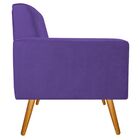 Namoradeira Decorativa Bella Palito Mel Corano Roxo - Amarena