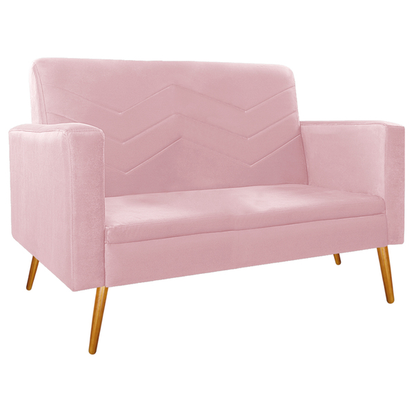 Namoradeira Decorativa Bella Palito Mel Suede - Amarena Móvei