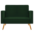 Namoradeira Decorativa Bella Palito Mel Suede - Amarena Móvei