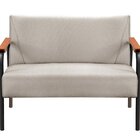 Namoradeira Decorativa Braços Fixo Jade Bege