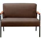 Namoradeira Decorativa Braços Fixo Jade Marrom