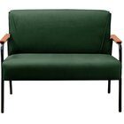 Namoradeira Decorativa Braços Fixo Jade Verde