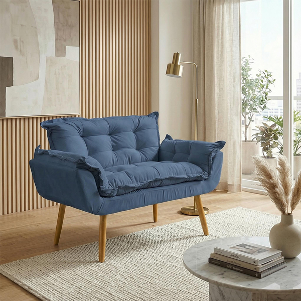 Namoradeira Decorativa Confortável Para Sala Recepção Consult