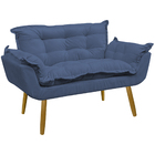 Namoradeira Decorativa Confortável Para Sala Recepção Consult