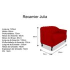 Namoradeira Decorativa Julia A02 Suede - Amarena Móveis - Ver