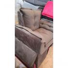 Namoradeira Decorativa Opala 2 Lugares Suede Cappucino