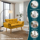 Namoradeira Decorativa Para Sala Recepção Consultório Escritó