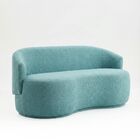 Namoradeira Decorativa Sala Estar Orgânica Beatriz Boucle Azu