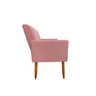 Namoradeira Decorativa Sofá 2 Lugares Malibu Veludo Rose