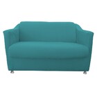 Namoradeira Decorativa Tilla Suede Azul Tiffany