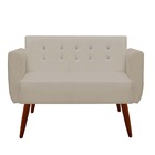 Namoradeira Duda C/strass Pés Palito Suede Bege - D'classe De