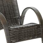 Namoradeira E 2 Cadeiras Napoli Pedra Ferro Fibra Sintetica