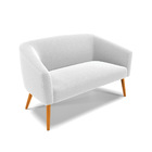 Namoradeira E 2 Poltronas Giratória Ma30 Stella Bouclê D03 -