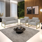 Namoradeira E 2 Poltronas Industrial Alta Dourado Marisa Bouc