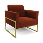 Namoradeira E 2 Poltronas Industrial Alta Dourado Marisa Bouc