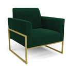 Namoradeira E 2 Poltronas Industrial Alta Dourado Marisa Bouc