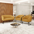 Namoradeira E 2 Poltronas Industrial Preto Stella Bouclê Most