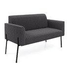 Namoradeira E 2 Poltronas Pé Ferro Preto Marisa Bouclê - Graf