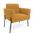 Namoradeira E 2 Poltronas Pé Ferro Preto Marisa Bouclê - Most