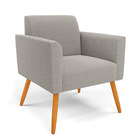 Namoradeira E 2 Poltronas Pé Palito Castanho Marisa Bouclê Ci