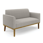 Namoradeira E Poltrona Base Madeira Castanho Marisa Bouclê Ci