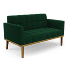 Namoradeira E Poltrona Base Madeira Fixa Cast Elisa Bouclê D0