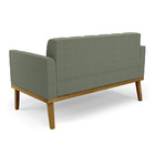 Namoradeira E Poltrona Base Madeira Fixa Cast Elisa Bouclê Ve